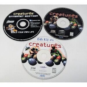 Creatures PC Game Mindscape Entertainment Internet Edition & Life Kit #1‎ RARE